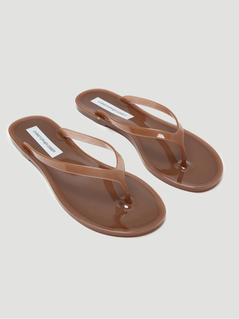 Christopher Esber Jo Flip Flop in Brown